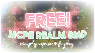 Join My New FREE Realm SMP For Minecraft PE! 💕☁️ screenshot 2