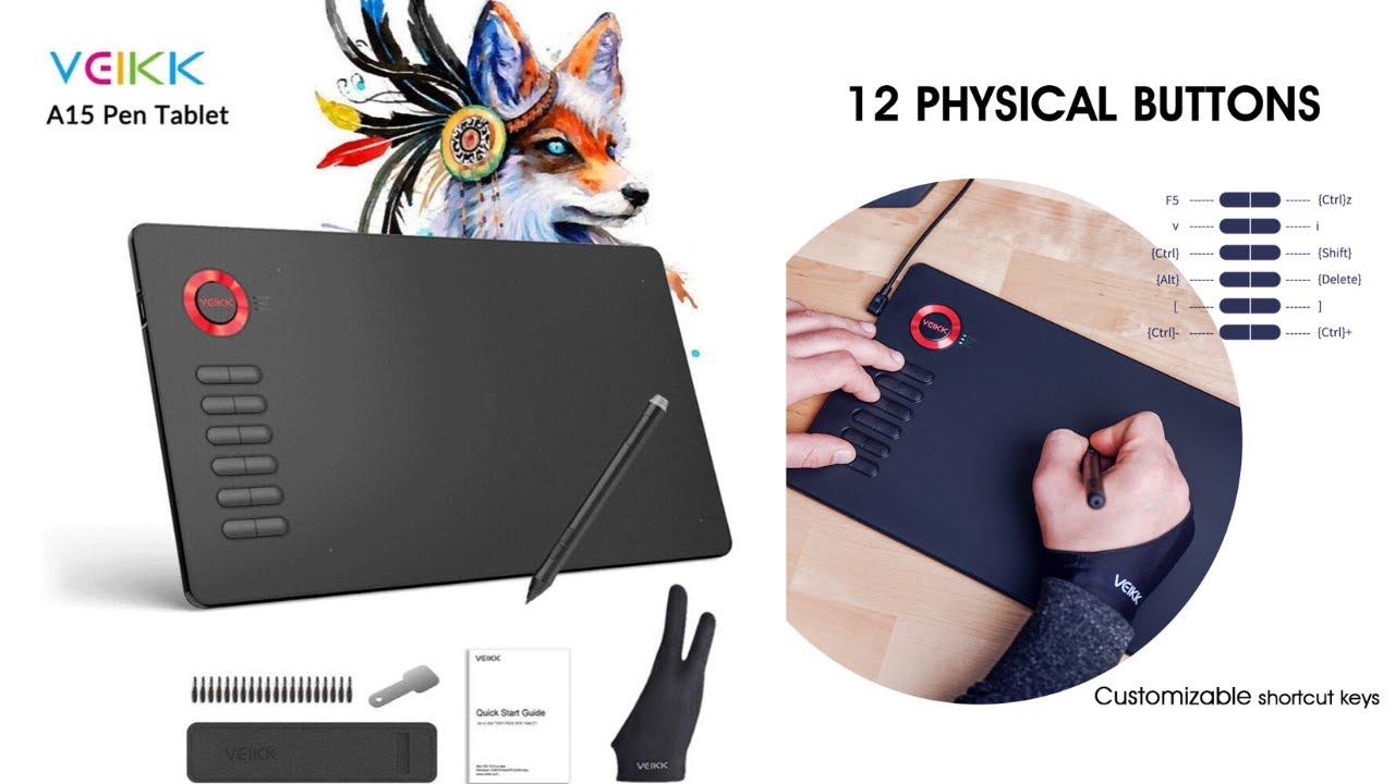 VEIKK A15 Graphics Drawing Tablet । Pen Tablet review । RTZ review
