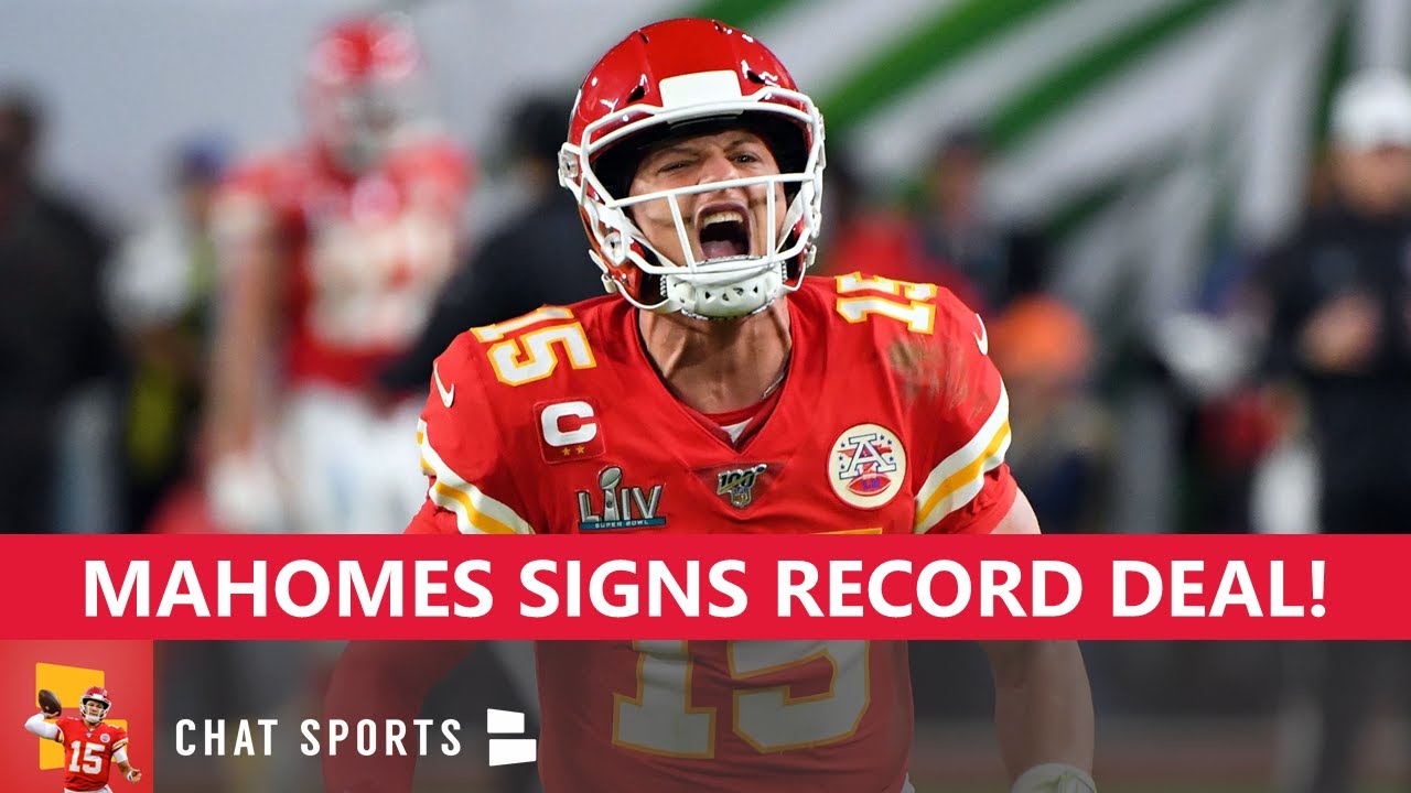 Chiefs News Patrick Mahomes Signs Record Breaking 10 Year 503 Million Contract Extension With Kc Youtube