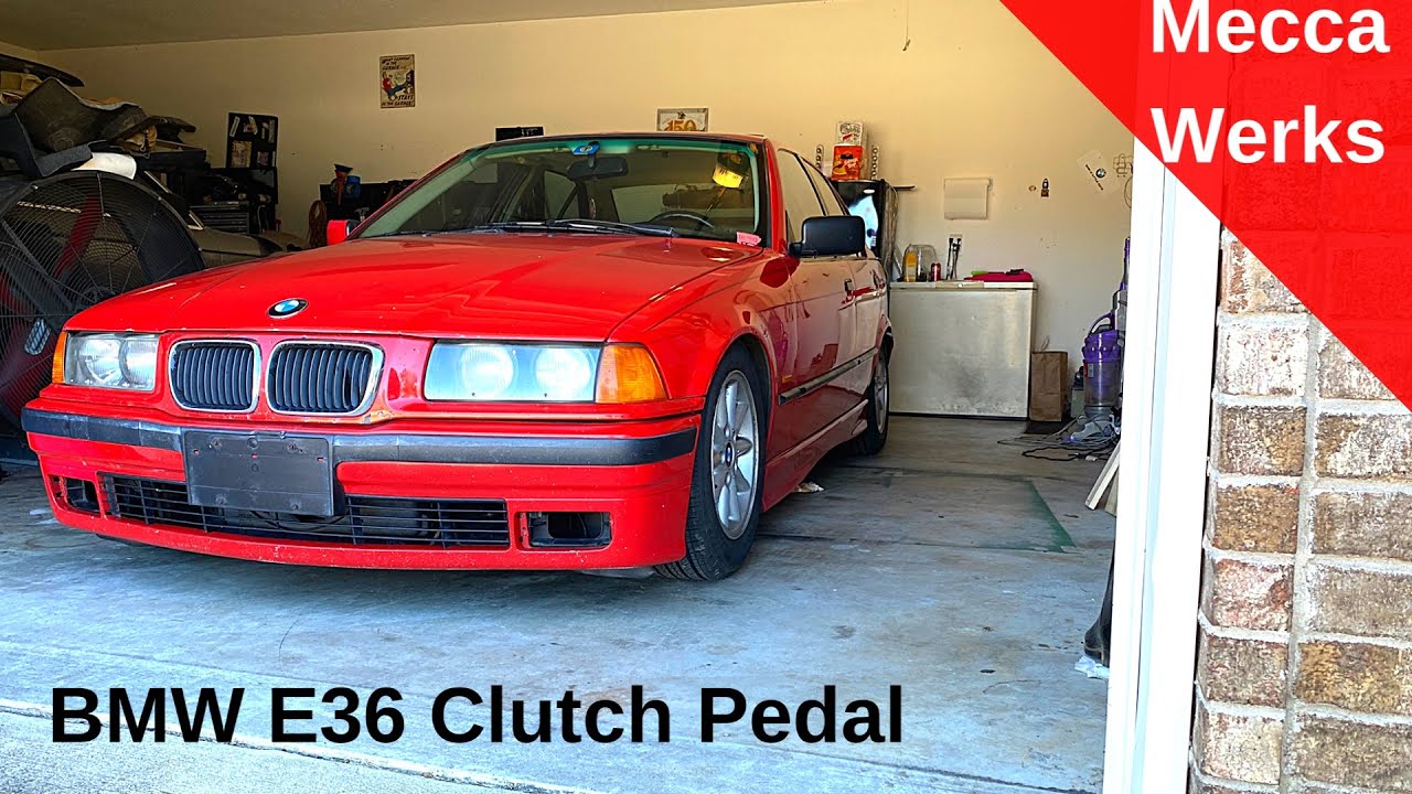 BMW E36 Clutch Pedal Replacement YouTube