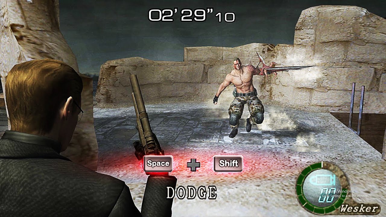 RESIDENT EVIL 4 DUELO DE MACHO KRAUSER VS WESKER 