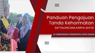 Alur Pengajuan Satyalancana Karya Satya Slks Bkpsdm Kota Dumai