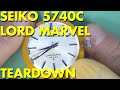 [TECH] - SEIKO 5740C 36000bph Hi BEAT Lord Marvel TEARDOWN