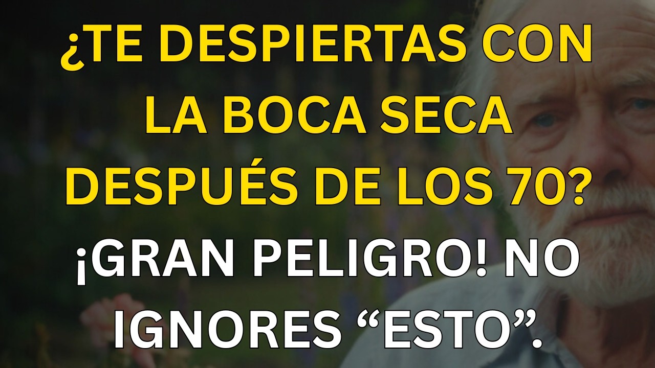Si te despiertas con la boca seca, estas 6 señales de tu cuerpo podrían indicar un problema serio