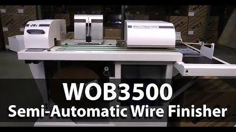 James Burn Wire-O® Bind 3500 Semi-Automatic Binding Machine