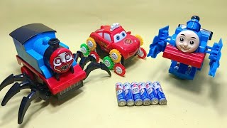 🔴WADIDAW...!! MERAKIT KERETA THOMAS LABA-LABA, BUS TAYO, MCQUEEN, MONSTER TRAIN, CHO CHO CARLES
