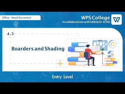 [WPS Office] Word 2.10: How to set boarders and shading in WPS Word document [Tutorial]