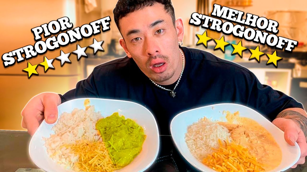 PEDI o STROGONOFF de PIOR e MELHOR AVALIACAO do APLICATIVO *Surpreso*