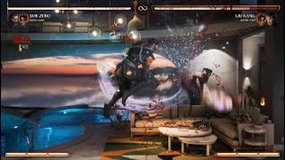 MK1 Subzero destroying every character armored  wakeup