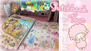 Sketchbook tour 2026! ( late 1k sub special☆) ꒰Tour pt.2!꒱ ⭐️