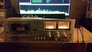 Technics RS-631 short record test.