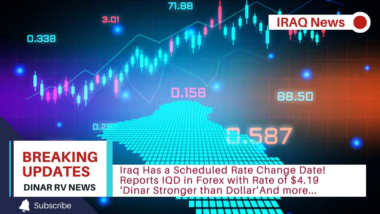 🔴Iraq a Has Scheduled Rate Change Date🚩IQD Popped in Forex = 4.19🤔