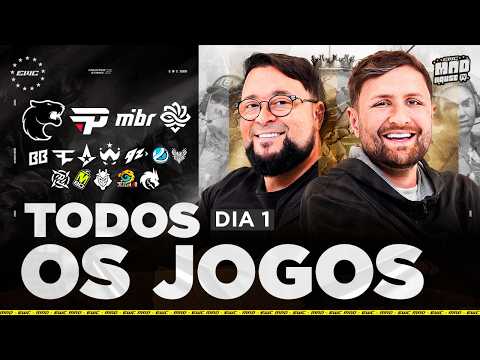 EWC 2026 - CS2 (DIA 01 - PARTE 01) - TODOS OS JOGOS - COMPLETO