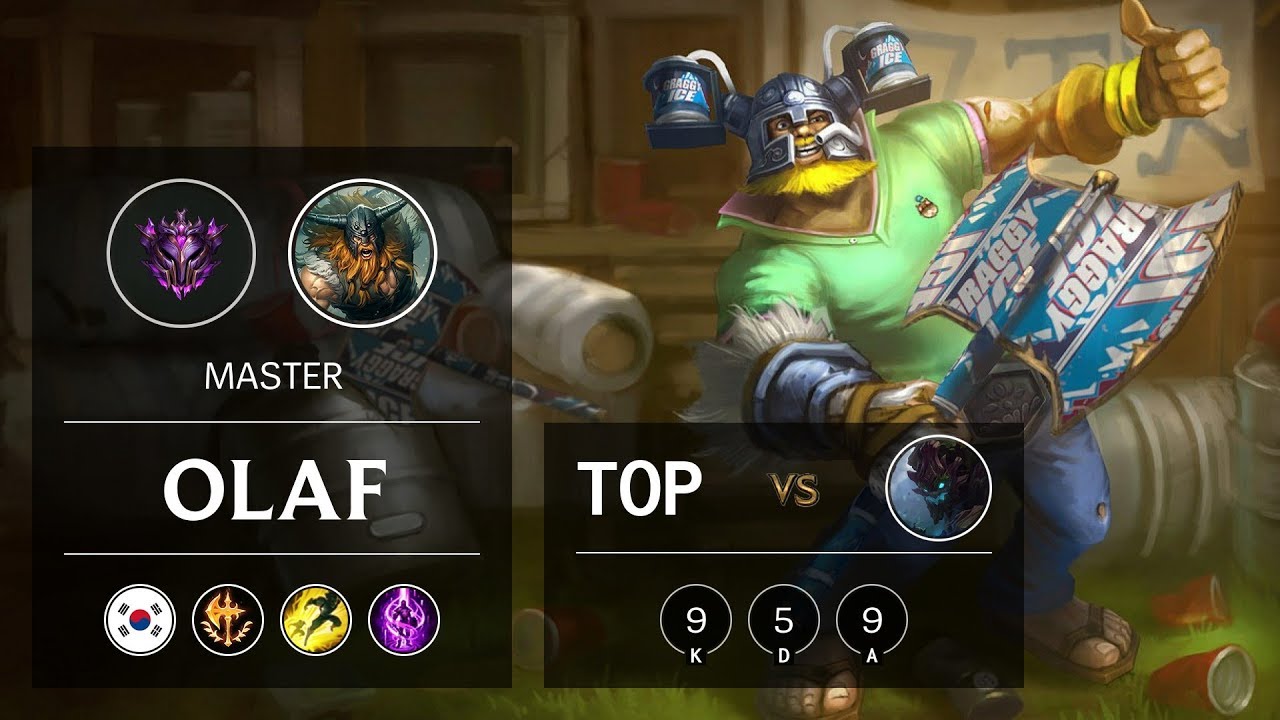 Olaf Top vs Maokai - KR Master Patch 9.13