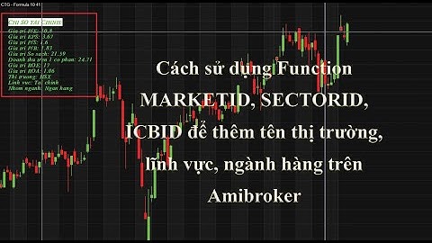 Cách thêm tên thị trường, lĩnh vực, ngành hàng trên Amibroker (sử dụng MarketID, SectorID, IBCID)