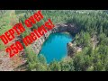 Deepest Quarry In Finland, over 250 meters!