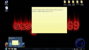 How To Make Windows 7 Taskbar Smaller