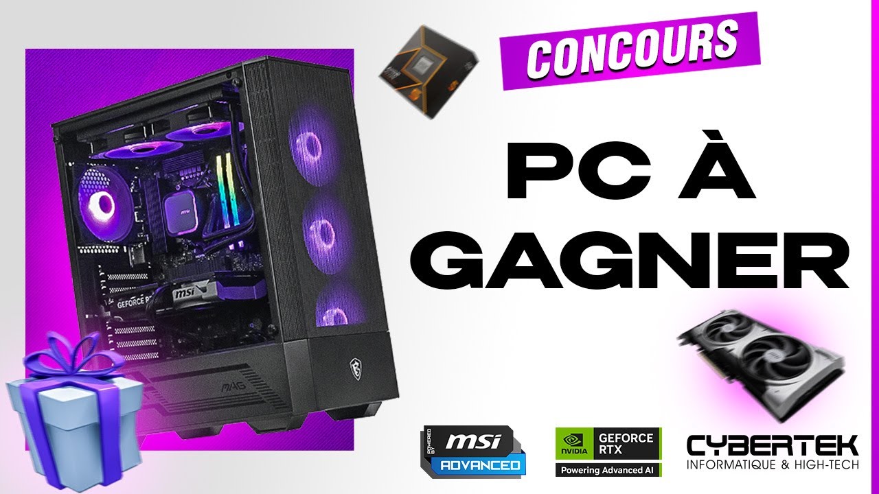 Gagne un PC GAMER NOVA CORE Powered by MSI avec une RTX 5060 Ti !