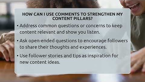 How Can I Use Comments To Strengthen My Content Pillars? - Everyday-Networking