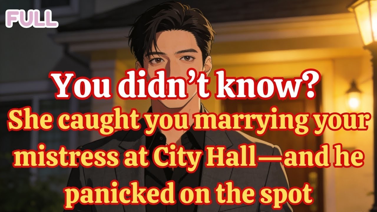 “You didn’t know She caught you marrying your mistress at City Hall—and he panicked on the spot