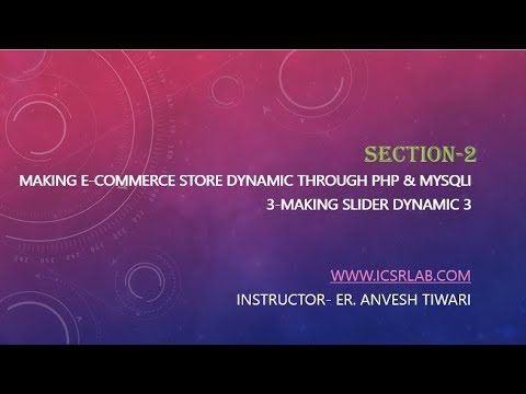 3 Making Slider Dynamic 3 Multi Vendor E Commerce Website Using PHP & MySQL