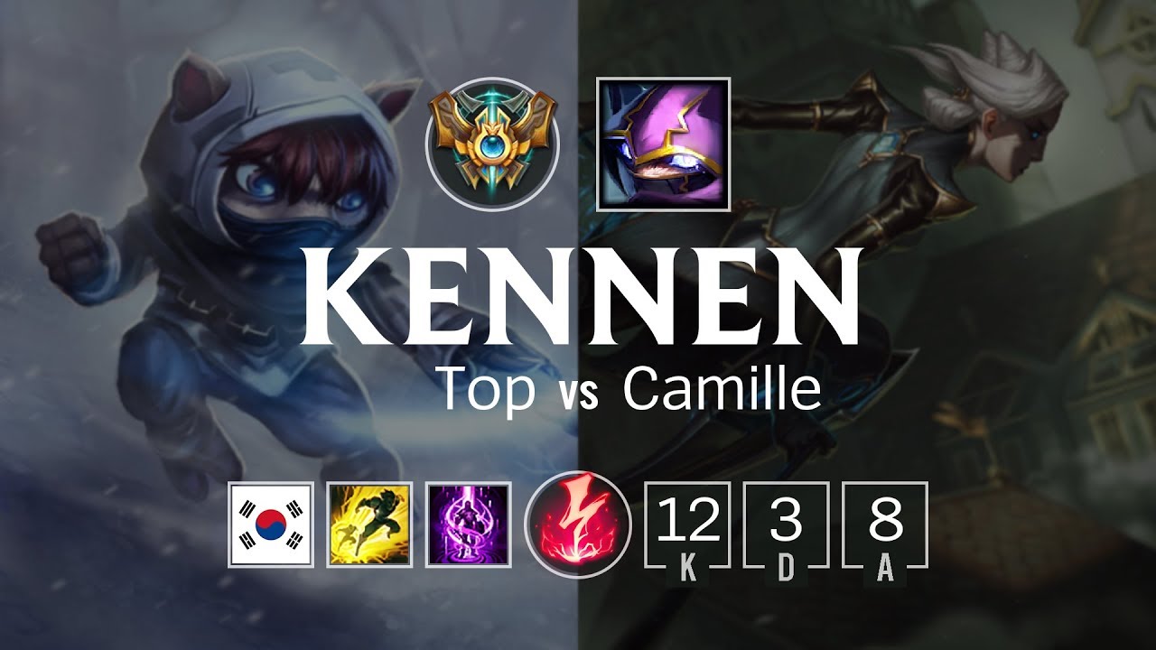 Kennen Top vs Camille - KR Challenger Patch 8.10
