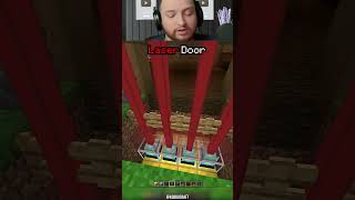 HOW TO MAKE A LASER DOOR IN MINECRAFT #minecraft #minecraftshorts #minecraftmemes