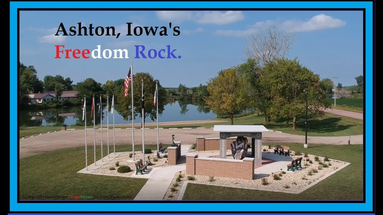 Ashton, Iowa's Freedom Rock revealed and now open for viewing. YouTube