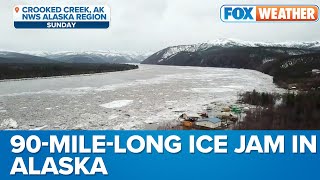 'Been Pretty Bad': 90-mile-long Ice Jam Causing Major Flooding In Alaska, State Of Disaster Declared