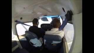 Cessna 172 Spin Recovery Training W/ATC Audio