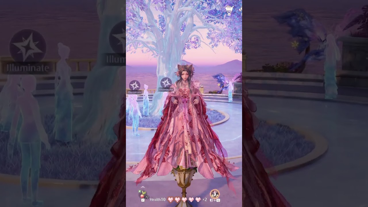 [Infinity Nikki] Nikki has a very normal reaction to standing on the Wishborne Cup