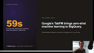 Google's TabFM brings zero shot prediction to BigQuery