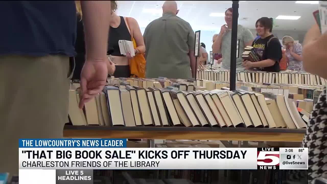 VIDEO: Charleston Friends of the Library 'That Big Book Sale' starts on Thursday