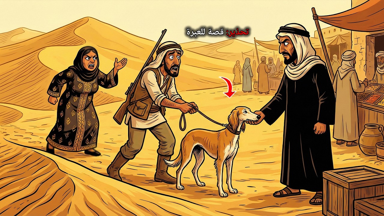 #قصة الصياد الذي أجبرته زوجته المشاكسة على بيع 