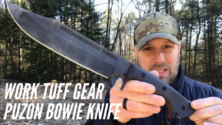 Work Tuff Gear Puzon Wilderness Bowie Knife Review: Survival MONSTER with a Classic Look