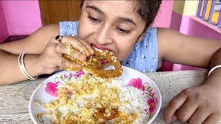 Baush Mas ? Jhol Rice Eating Show In Hindi || Food Challenge