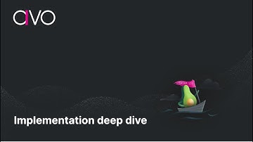 Training: Implementation Deep Dive including Avo Codegen Demo