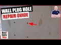 How to repair / fill wall plug holes – DIY decorating guide