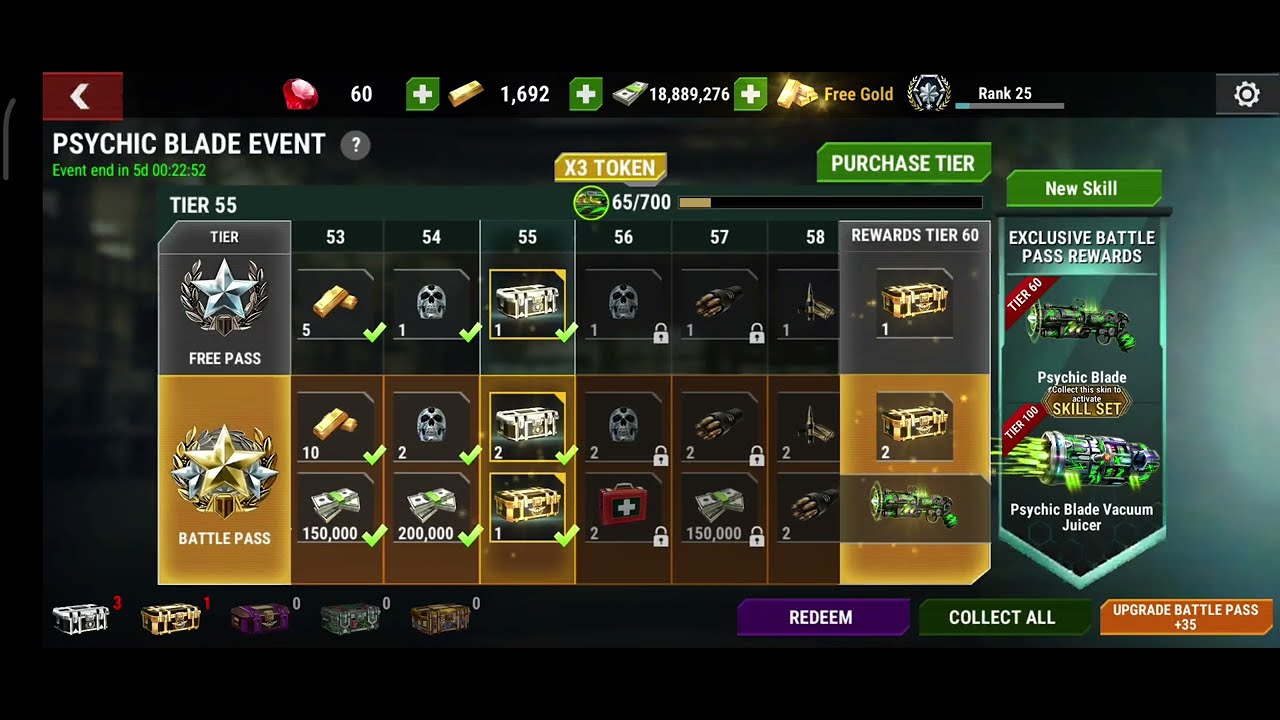 DEAD TARGET : Zombie. Rewards 🤓🤓🤓 Battle Pass