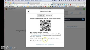 Seesaw: Get Class QR Code