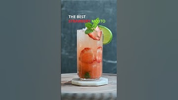 Hey, you should definitely try this Strawberry Mojito 🍓🍹! #alcohol #bar #bartender #bartenderlife