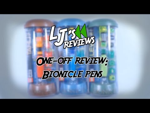 YouTube thumbnail: Eljay's Recap Review: Bionicle Pens