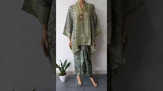 Setelan Rok Batik Bahan Dobi All Size Fit Hingga 120 Cm