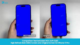 NCC SOFT OLED 17Pro パネルと純正パネル比較 screenshot 2