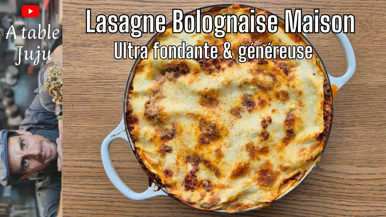 La Vraie Lasagne Bolognaise au Bœuf – Sauce Mijotée Maison