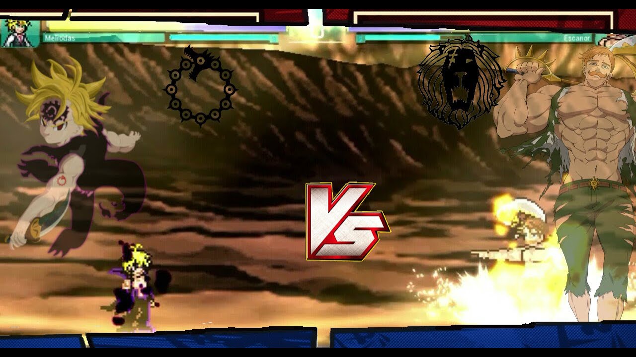 Meliodas vs Escanor  || Gameplay [ MUGEN ] Combate #1