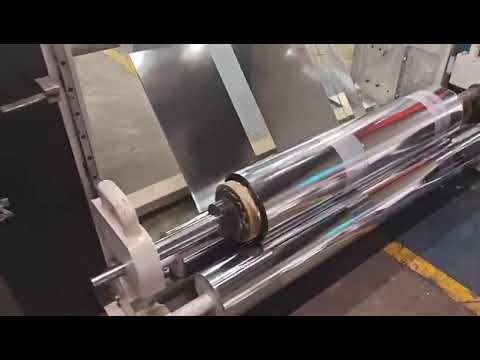 Transparent Window Film Machine demonstration video