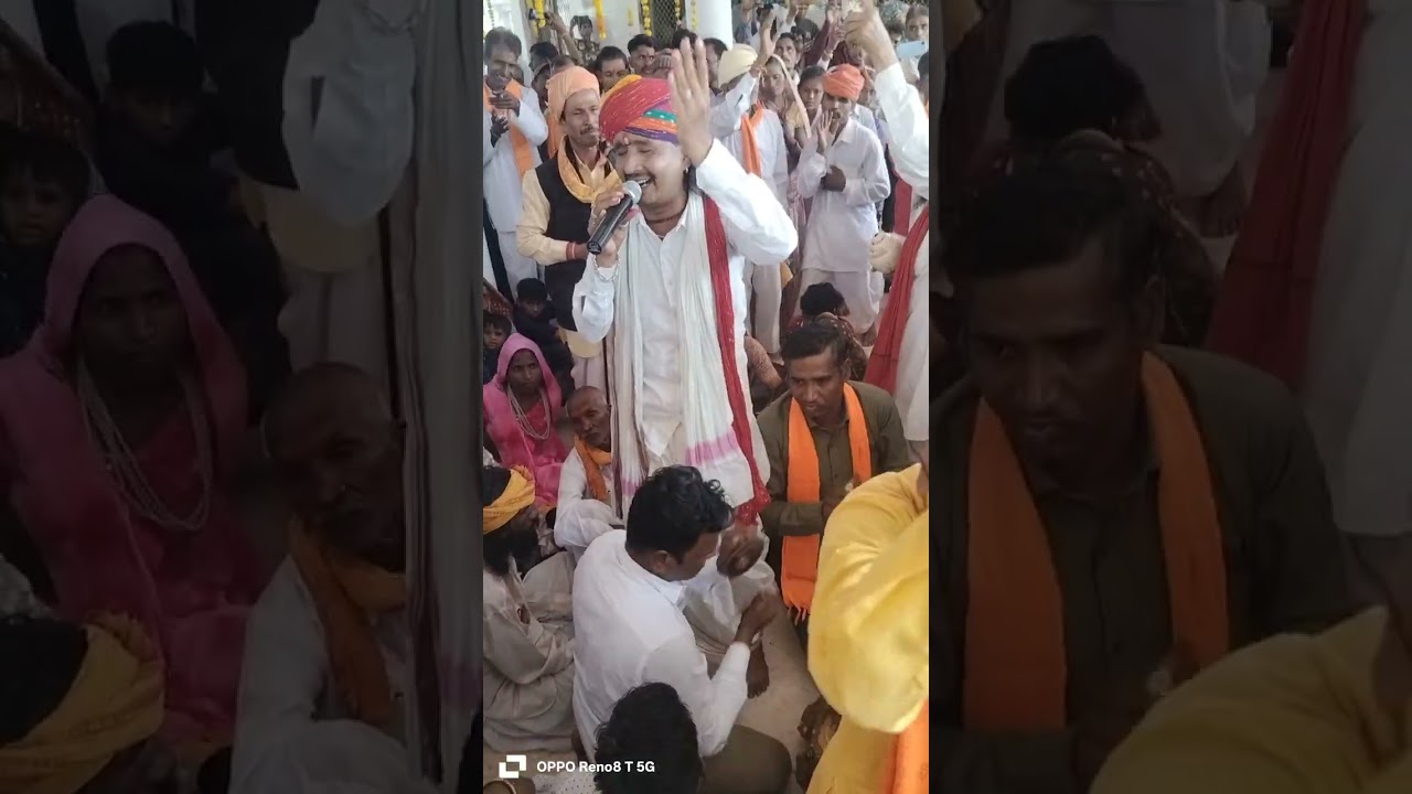 Singer Rajkumar ji kharadi lasudiya Dham mein live program bhajan Gurudev ka