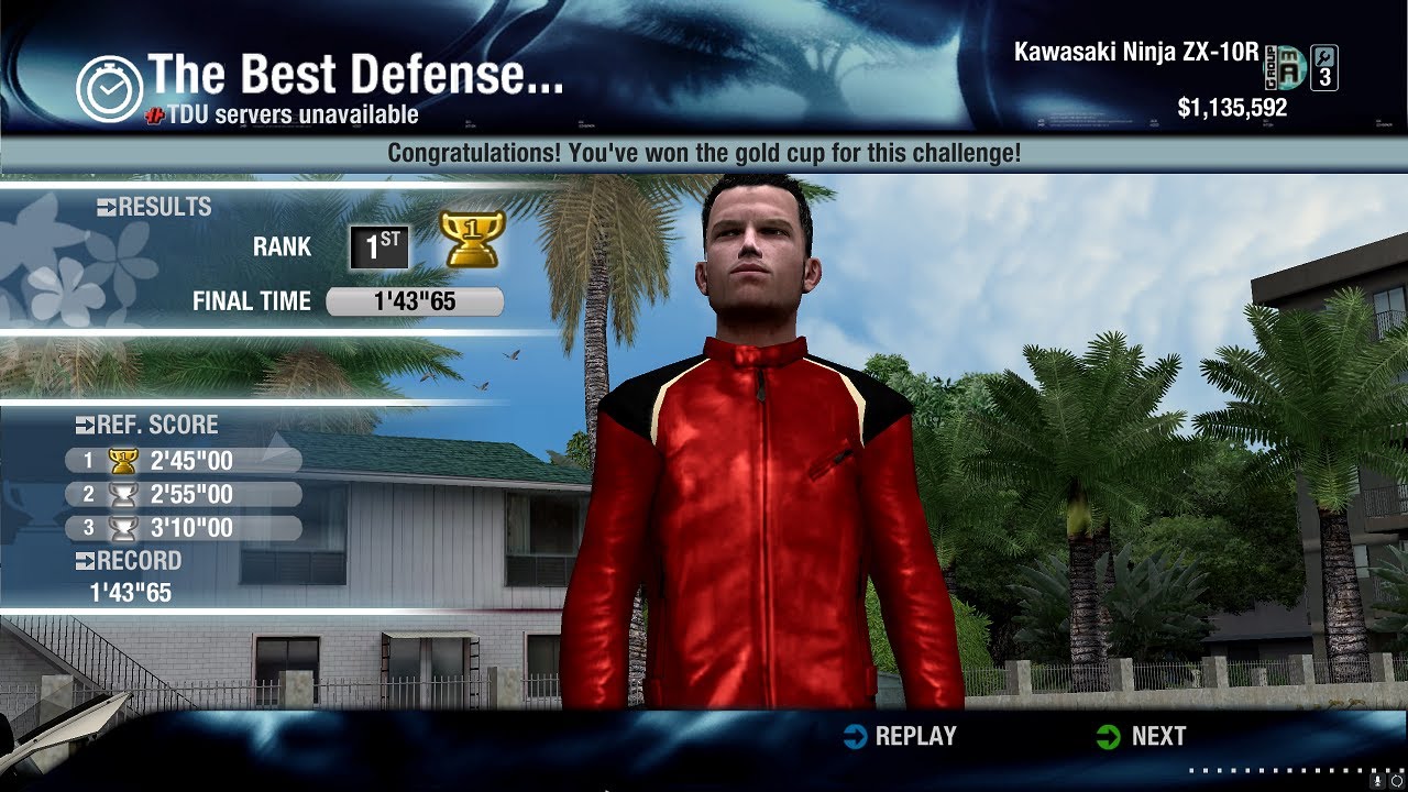 Test Drive Unlimited "The best defense..." WORLD RECORD 1:43:65