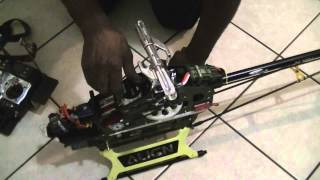 bench testing Alan Szabo Jr esc settings trex 700